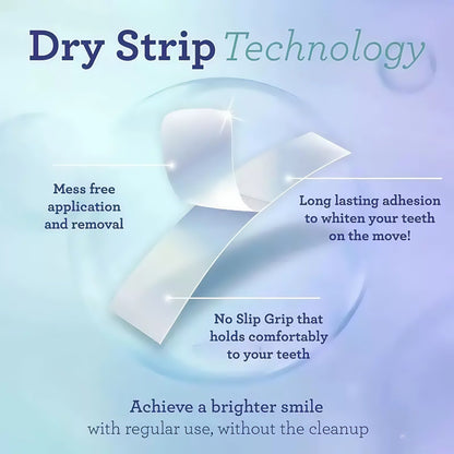 🔥Natural Coconut Oil Whitening Strips for Teeth - 7-Day Express Dental Care, Dry Strip Technology, No Residue & Effective Stain Remover for Brighter Smile-AJZ