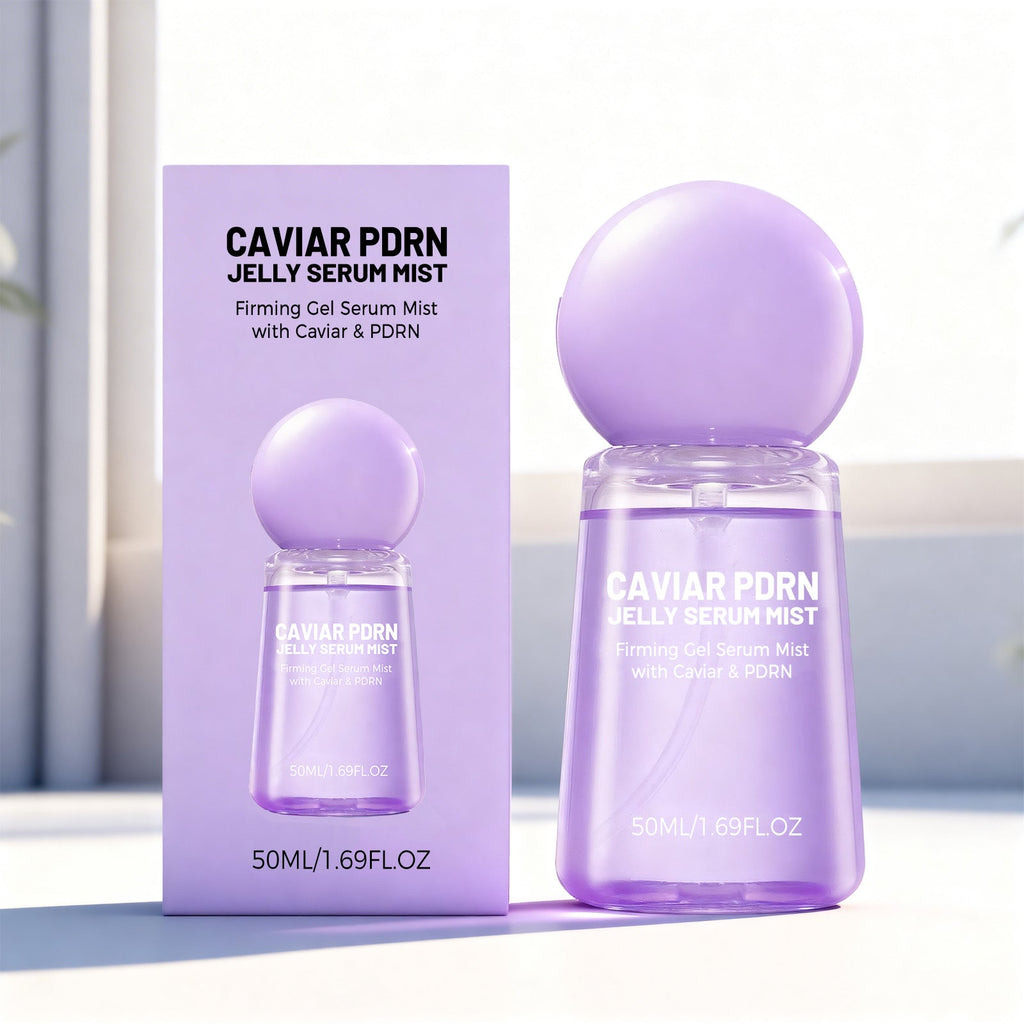 🔥Official Authentic Caviar PDRN Jelly Serum Mist | Hydrating Face Mist, Revitalizing & Radiance Face Spray, Sprayable Hydrogel, Travel Essentials & Self Care Gifts for Women, Korean Skin Care-AJZ