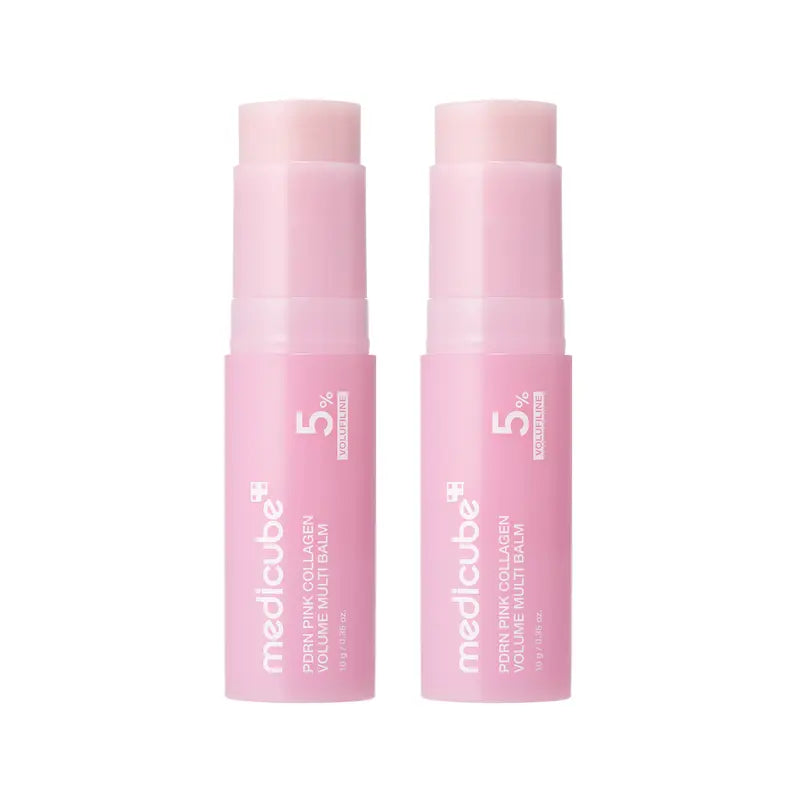 Pink Collagen Volume Multi Balm | All In One Volufiline, PDRN, NAD Stick for Youthful-Looking, Helping Look of Fine Lines, Firming Care, Anti-Aging Care | For Under-Eyes, Neck, Forehead, Smile Lines, Lip Care | Korean Skincare-AJZ