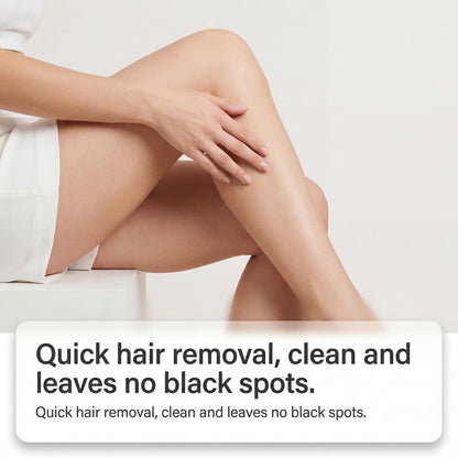 Painless Bikini Hair Removal Cream for Sensitive Skin, Fast-Acting & Gentle Depilatory with Aloe Vera-AJZ