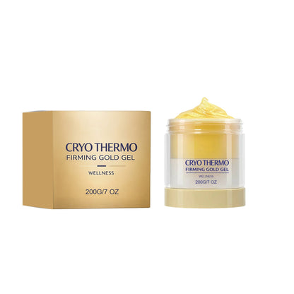 15-Day Fast-Acting Anti Cellulite Sculpting & Tightening Burn Gold Massage Cream | Cryo Thermo Firming Gold Gel for Belly Thigh But & Arm| WELLENESS，Refreshing Formula | Unisex Body Contouring Treatment for Men & Women |200 G-AJZ