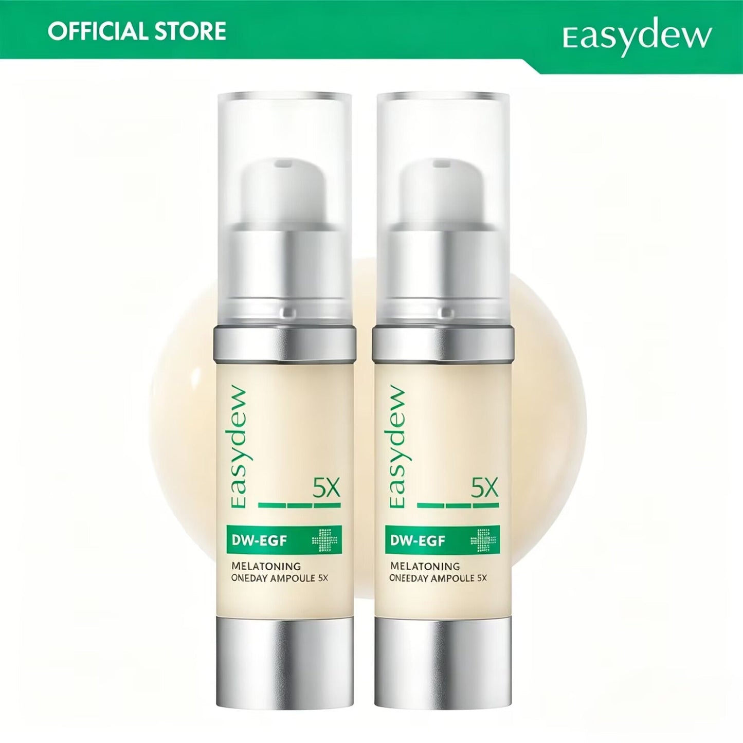 DW-EGF Melatoning Ampoule - Official Product Hydrating Skin Serum with Niacinamide and Glutathione for Uneven Skin & Visible Spots - Fast Absorbing Day and Night Ampoule Korean Skin Care-AJZ
