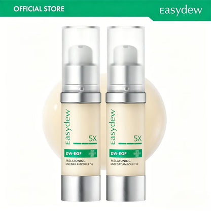 DW-EGF Melatoning Ampoule - Official Product Hydrating Skin Serum with Niacinamide and Glutathione for Uneven Skin & Visible Spots - Fast Absorbing Day and Night Ampoule Korean Skin Care-AJZ