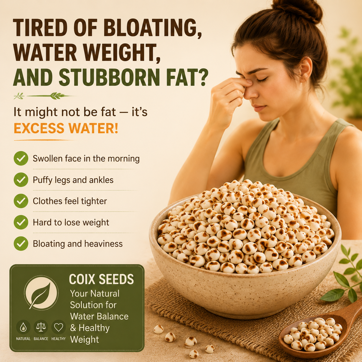 Beat Puffiness & Bloating Naturally-LIN