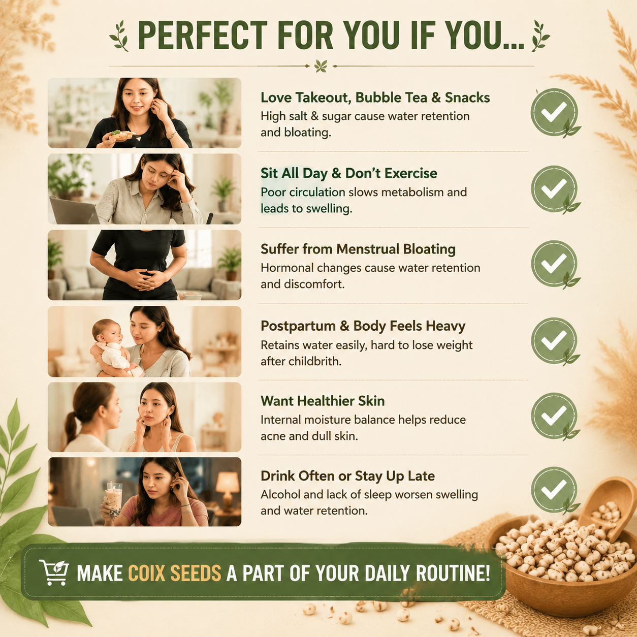 Beat Puffiness & Bloating Naturally-LIN
