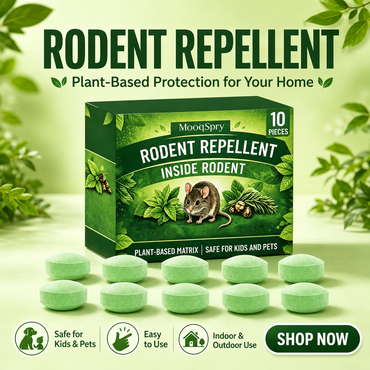 Mouse Repellent Pills A great helper against pests-JXX
