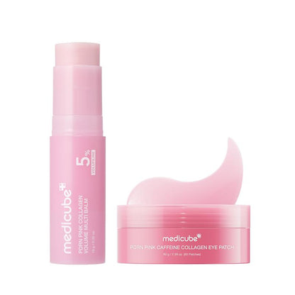 Pink Collagen Volume Multi Balm | All In One Volufiline, PDRN, NAD Stick for Youthful-Looking, Helping Look of Fine Lines, Firming Care, Anti-Aging Care | For Under-Eyes, Neck, Forehead, Smile Lines, Lip Care | Korean Skincare-AJZ