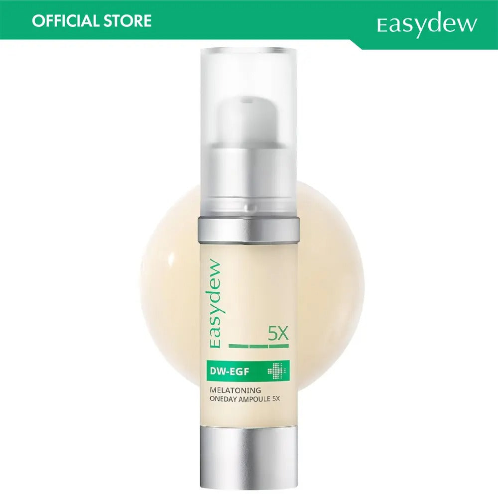 DW-EGF Melatoning Ampoule - Official Product Hydrating Skin Serum with Niacinamide and Glutathione for Uneven Skin & Visible Spots - Fast Absorbing Day and Night Ampoule Korean Skin Care-AJZ