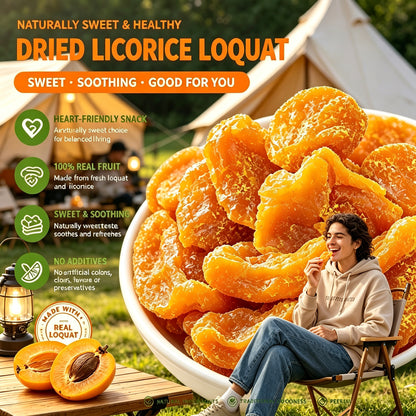 Dried Licorice Loquat | Natural Snack to Treat Cardiovascular Disease-LIN